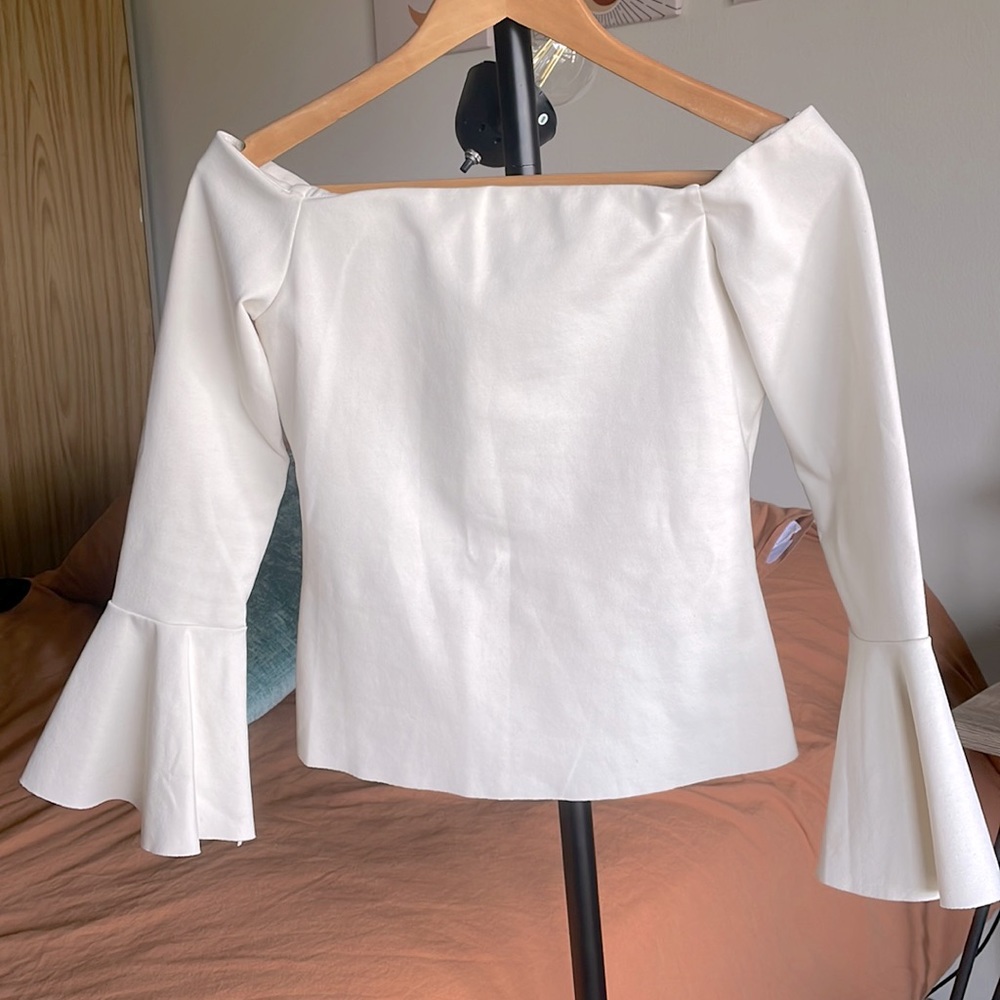 Elegant beige shirt from NafNaf (European brand)